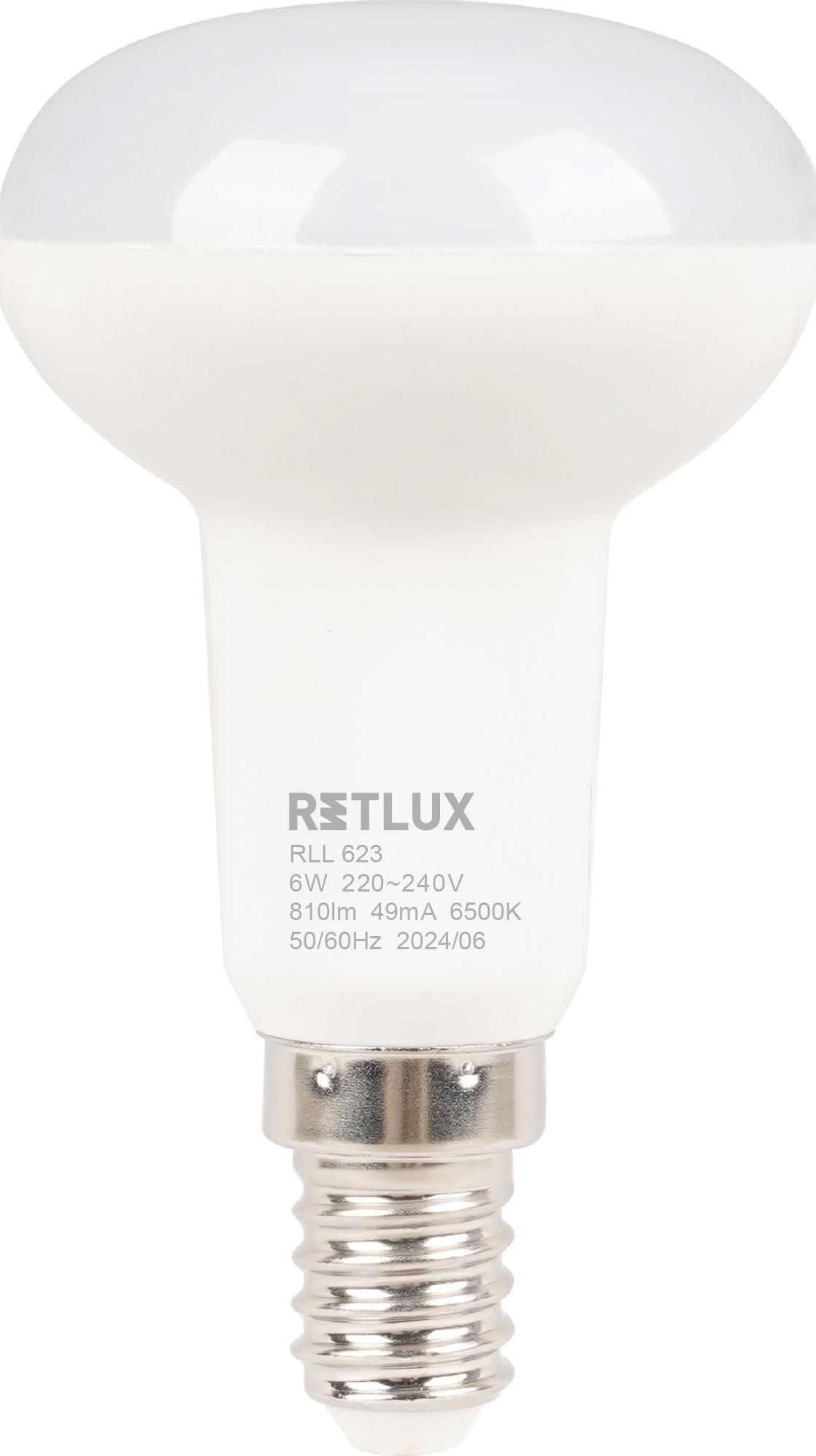 Elektro - Retlux Led žárovka RLL 623 R50 E14 Spot 6W DL D