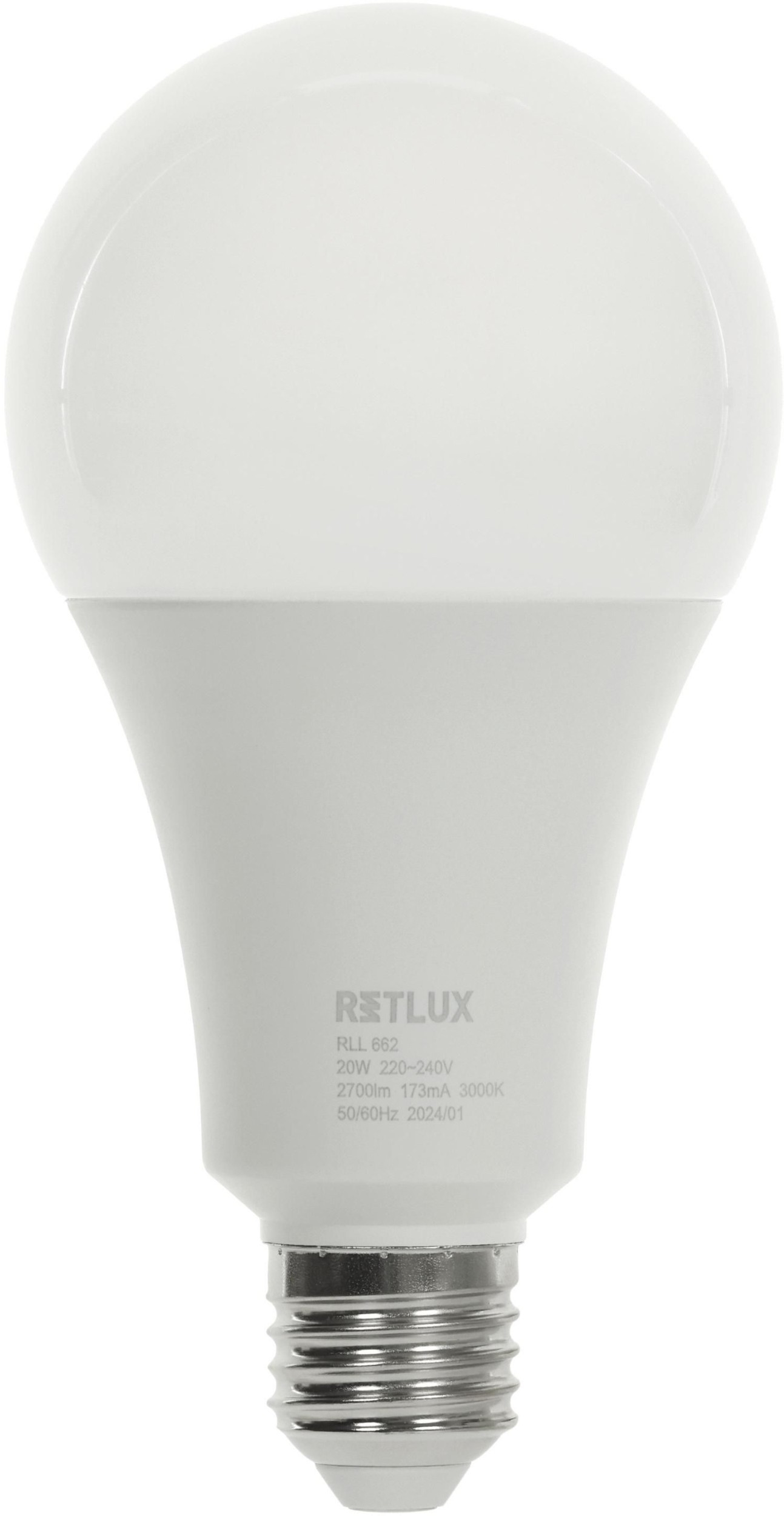 Elektro - Retlux Led žárovka RLL 662 A80 E27 bulb 20W WW D