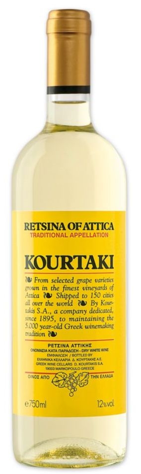 Nápoje - Retsina of Attica Kourtaki 750 ml