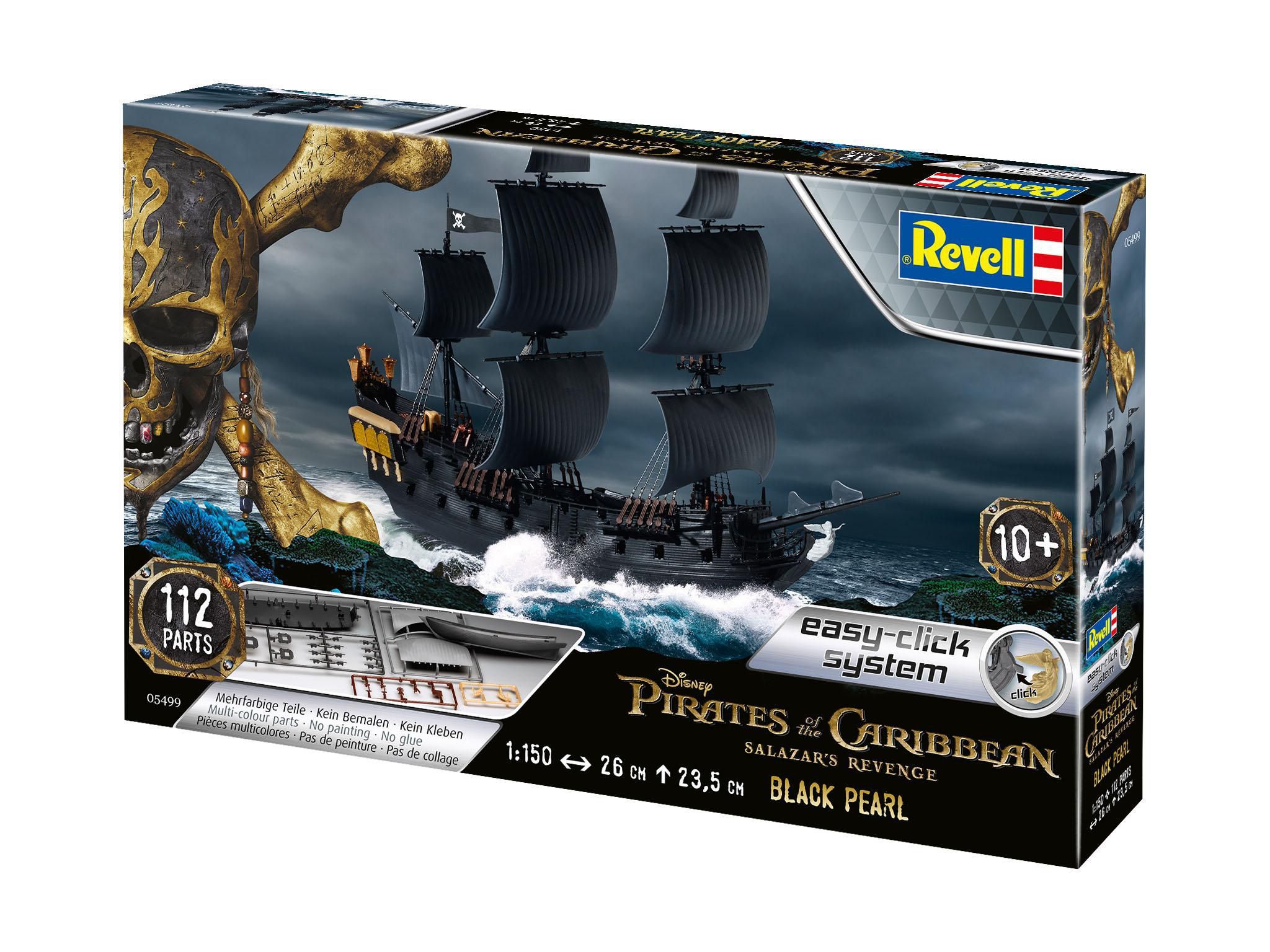 Svět dětí - Revell Easyclick loď 05499 - black pearl (1:150)
