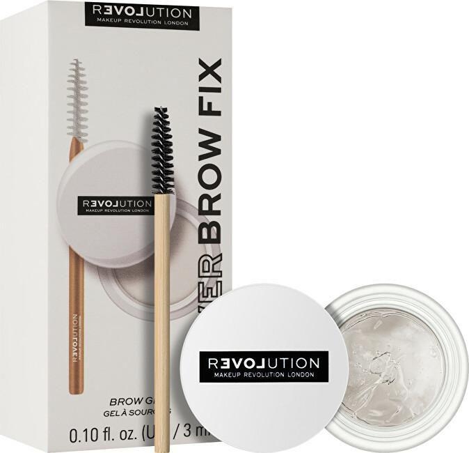 Drogerie a kosmetika - Revolution Relove Power Brow Fix Clear fixační gel na obočí