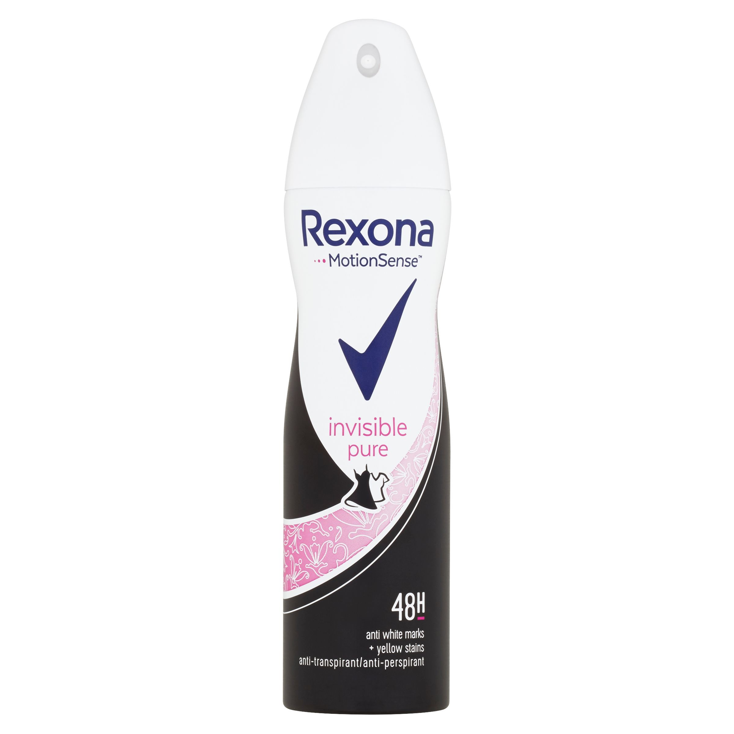 Drogerie a kosmetika - Rexona Invisible Pure antiperspirant sprej 150 ml