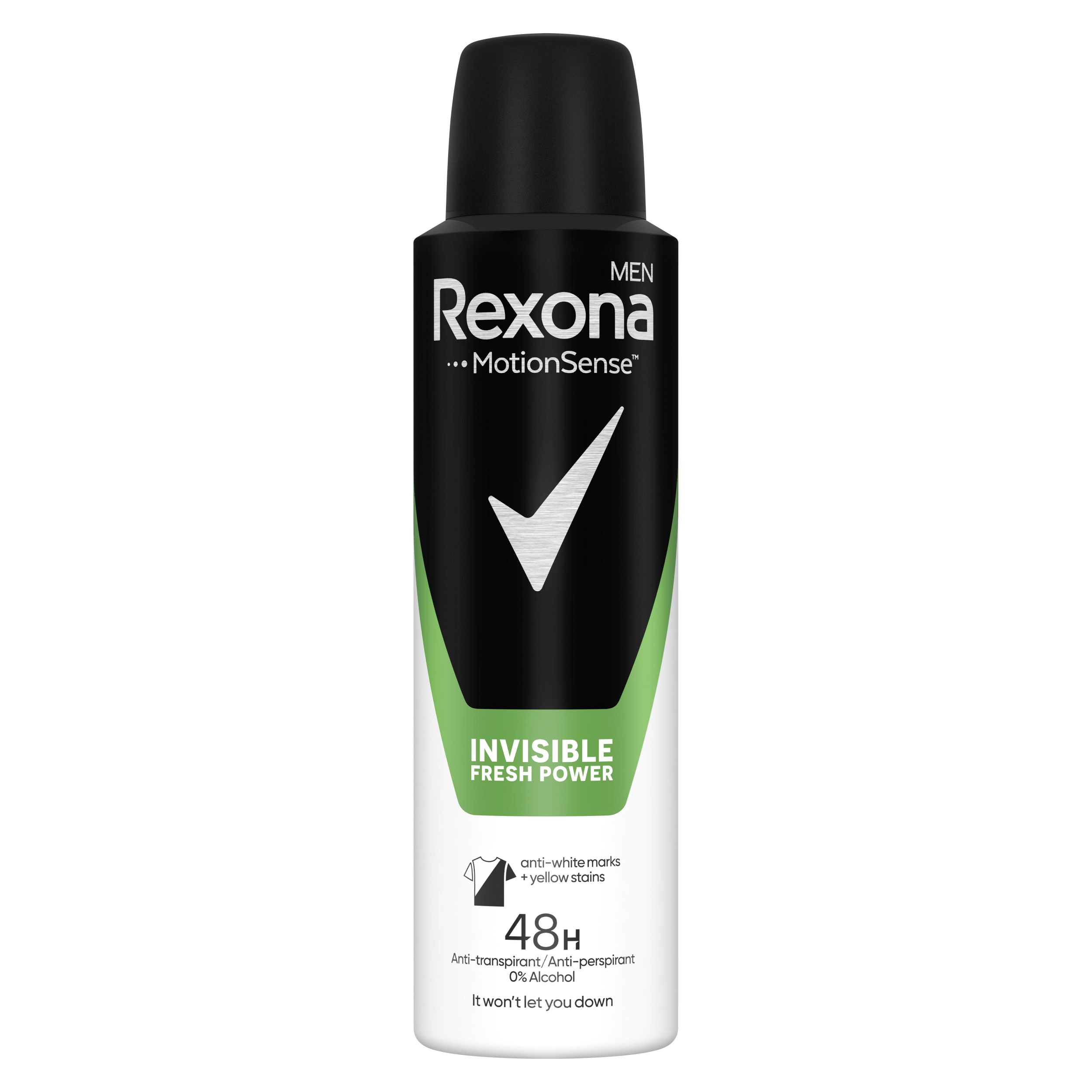 Drogerie a kosmetika - Rexona Men Antiperspirant sprej Invisible Fresh& Power 150 ml​