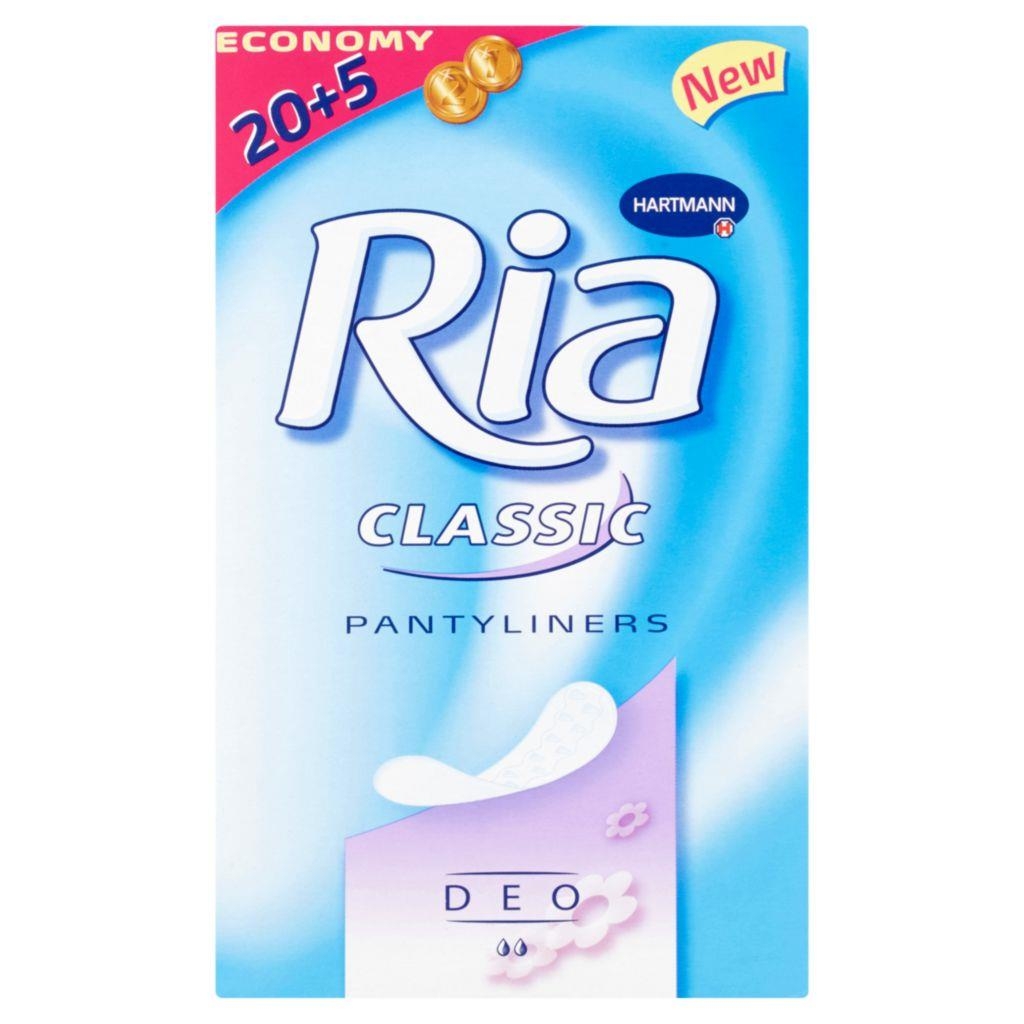 Drogerie a kosmetika - Ria Classic Deo slipové vložky 25 ks