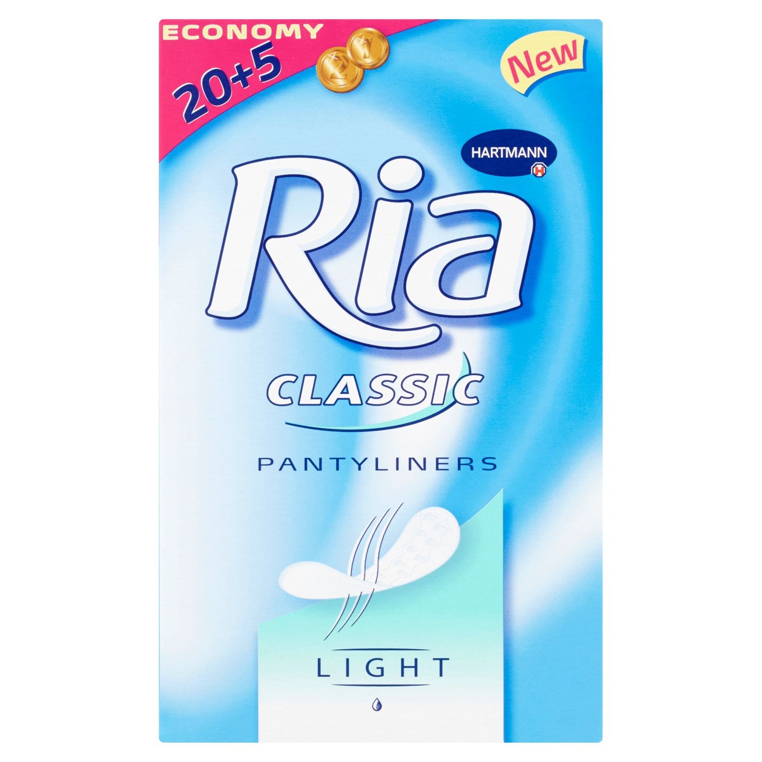 Drogerie a kosmetika - Ria Classic Light slipové vložky 25 ks