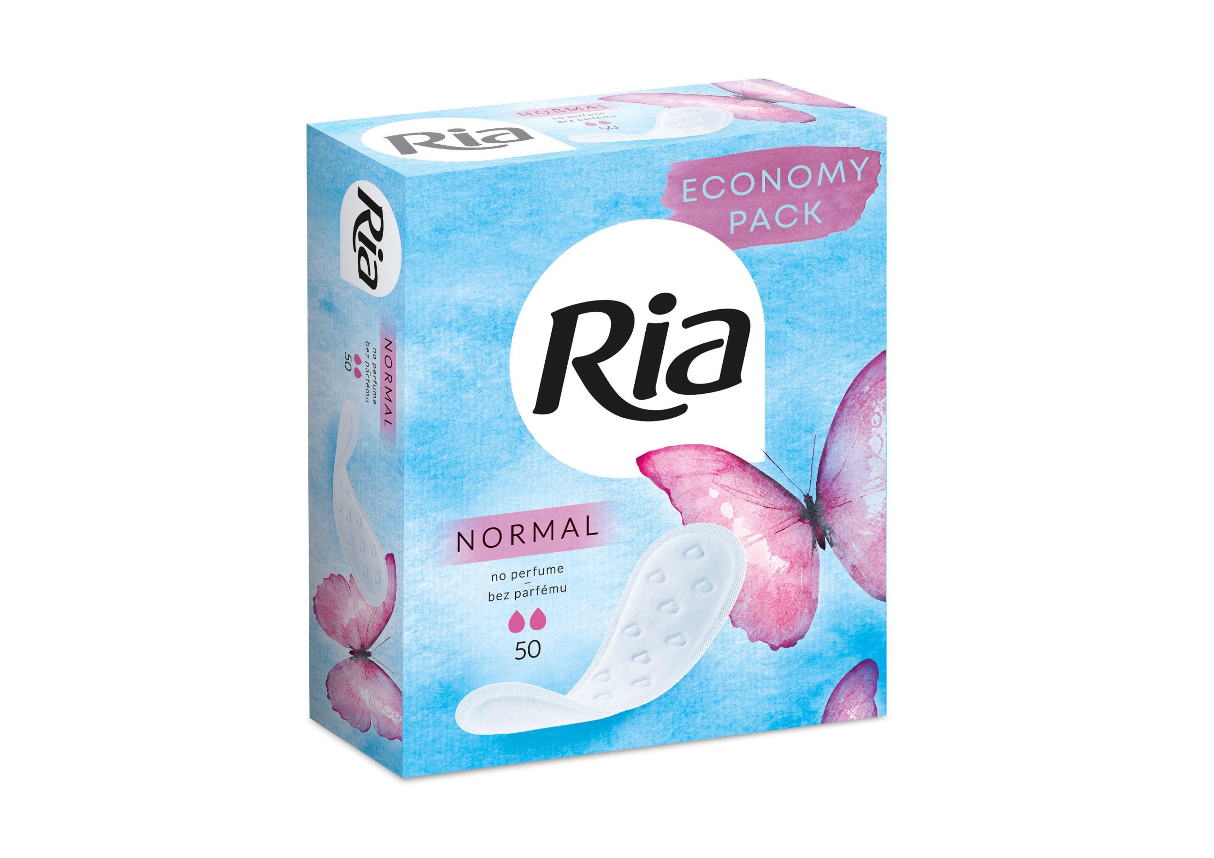 Drogerie a kosmetika - Ria Slip Normal Slipové vložky 50ks