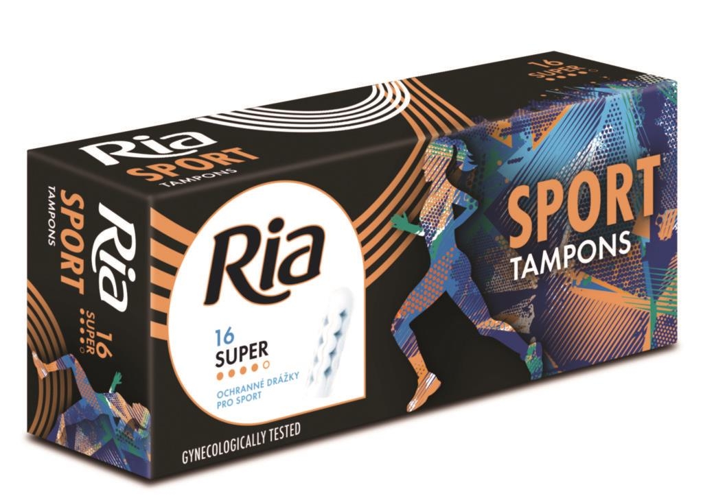 Drogerie a kosmetika - Ria Sport Super tampony 16 ks