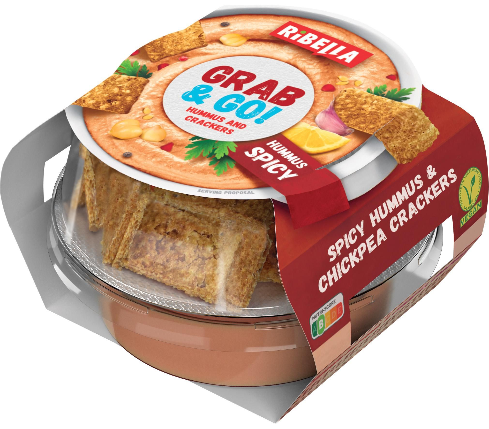 Zdravý svět - Ribella Hummus Grab&Go Spicy 130g