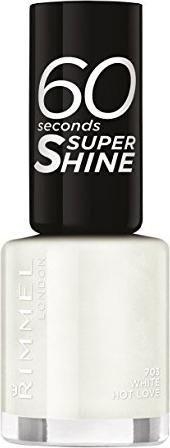 Drogerie a kosmetika - Rimmel Lak na nehty 60 seconds 703 White hot love 8 ml