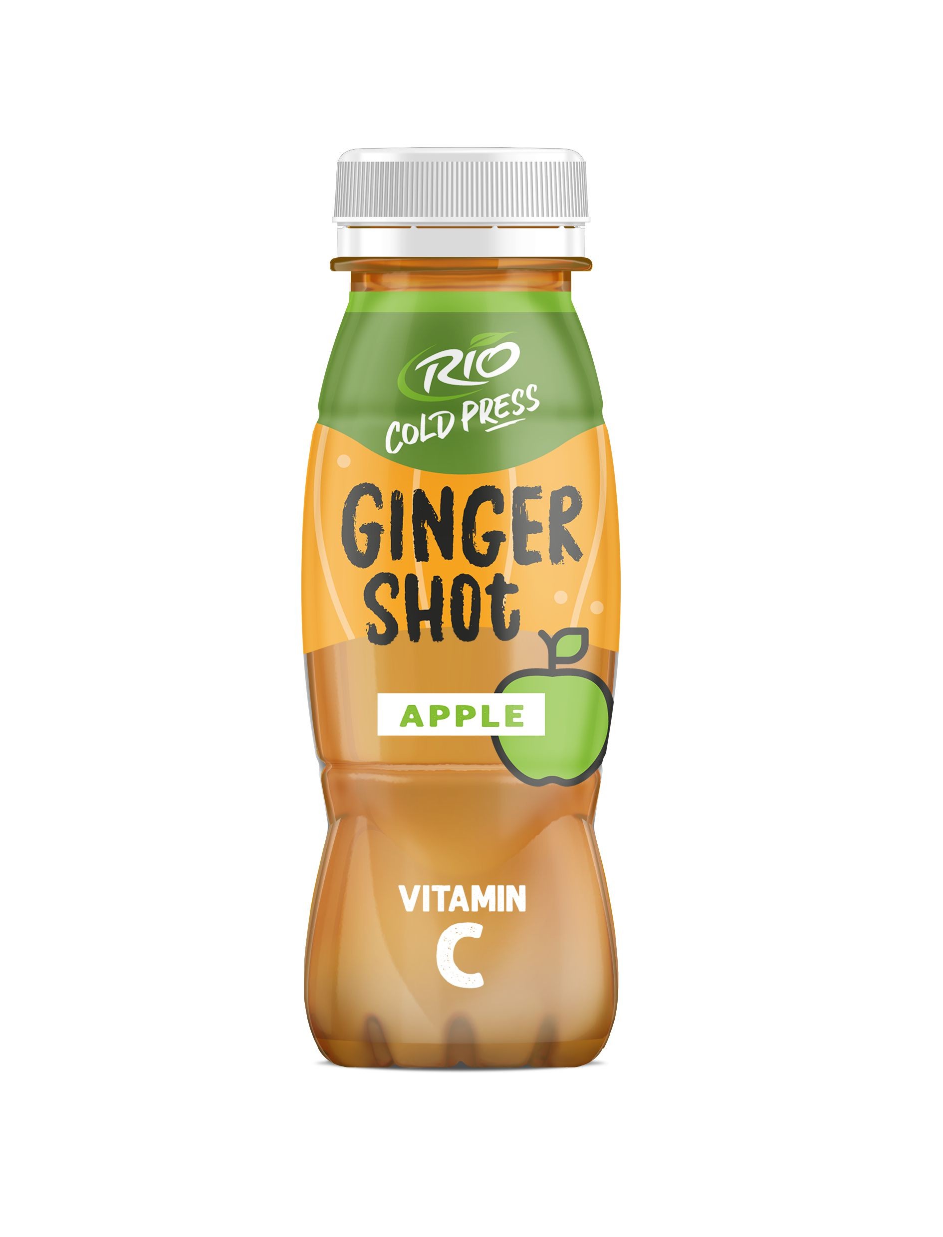 Rio Cold Press zázvorový shot jablko 180 ml-0