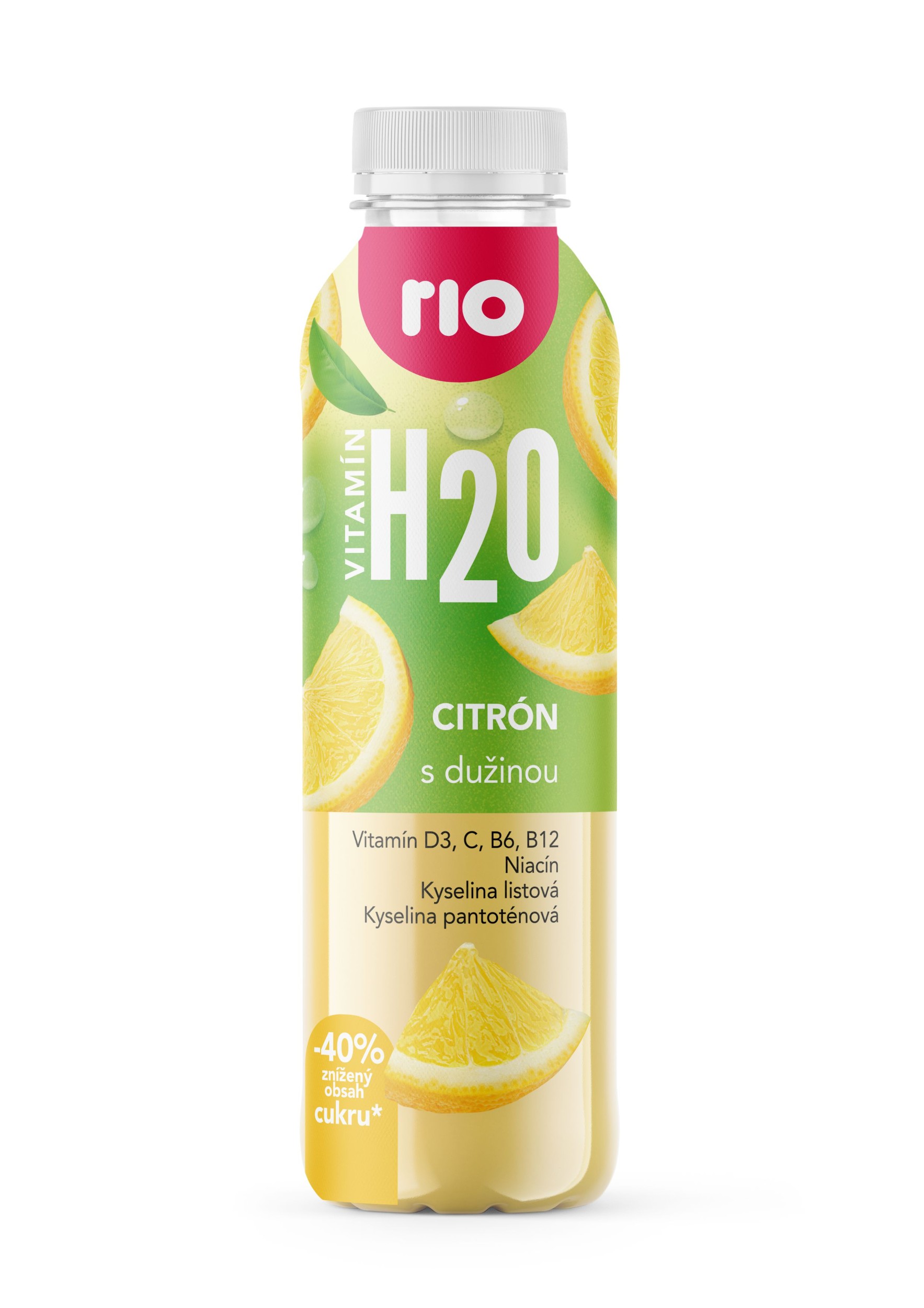 Nápoje - Rio H2O citrón 0,4 l