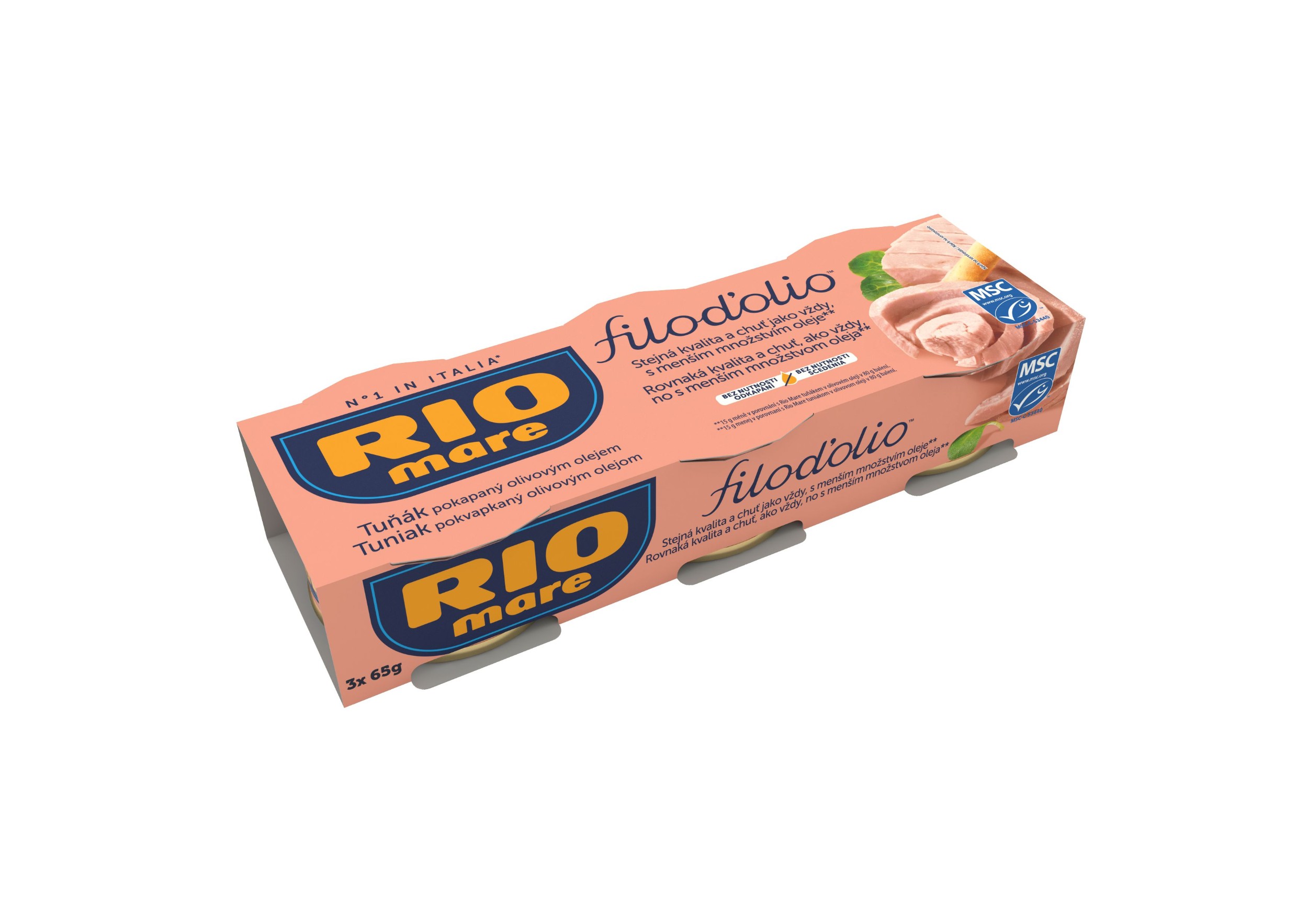 Trvanlivé potraviny - Rio Mare Filod'olio tuňák pokapaný olivovým olejem