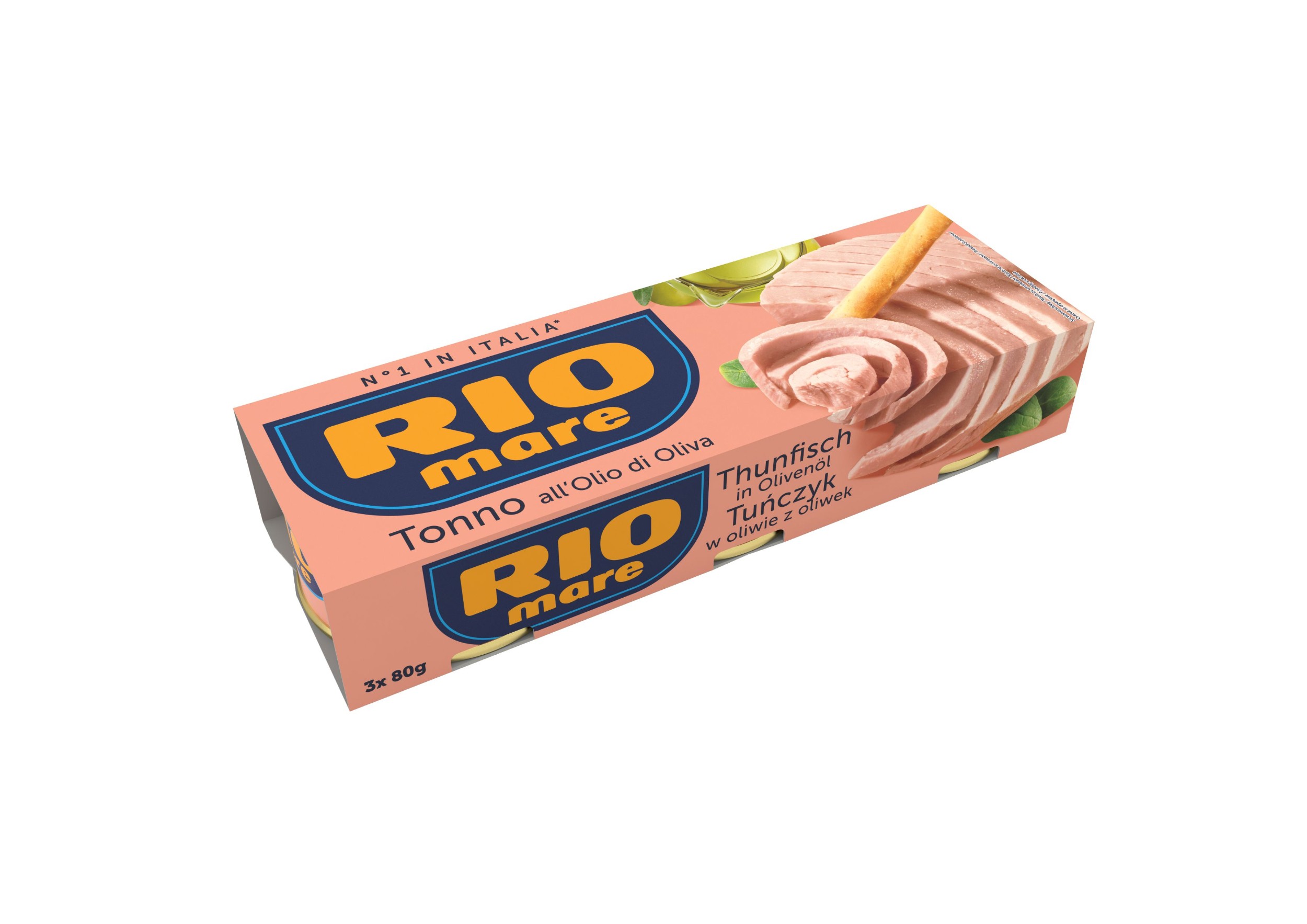 Trvanlivé potraviny - Rio Mare Tuňák v olivovém oleji 3x80 g