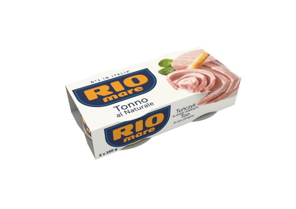 Trvanlivé potraviny - Rio Mare Tuňák ve vlastní šťávě 2x160 g