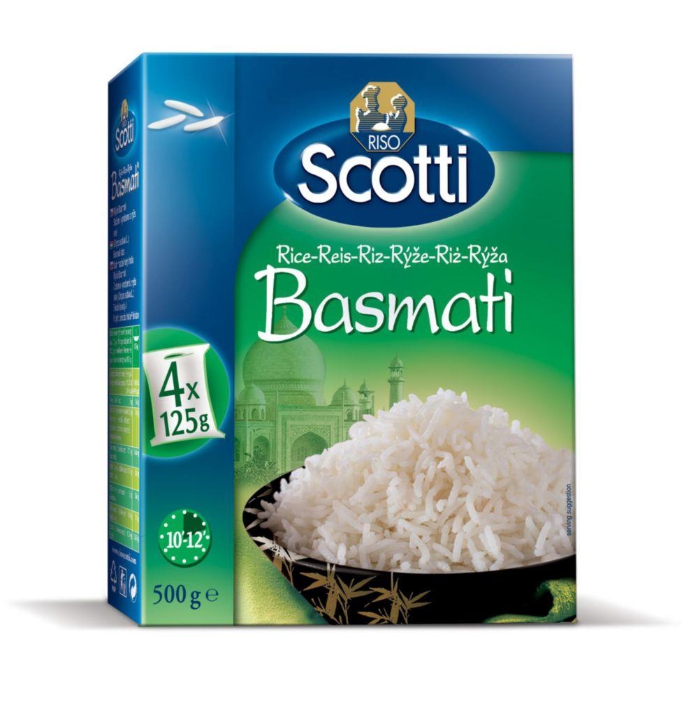 Trvanlivé potraviny - Riso Scotti Style Basmati rýže ve varných sáčcích 4x125 g
