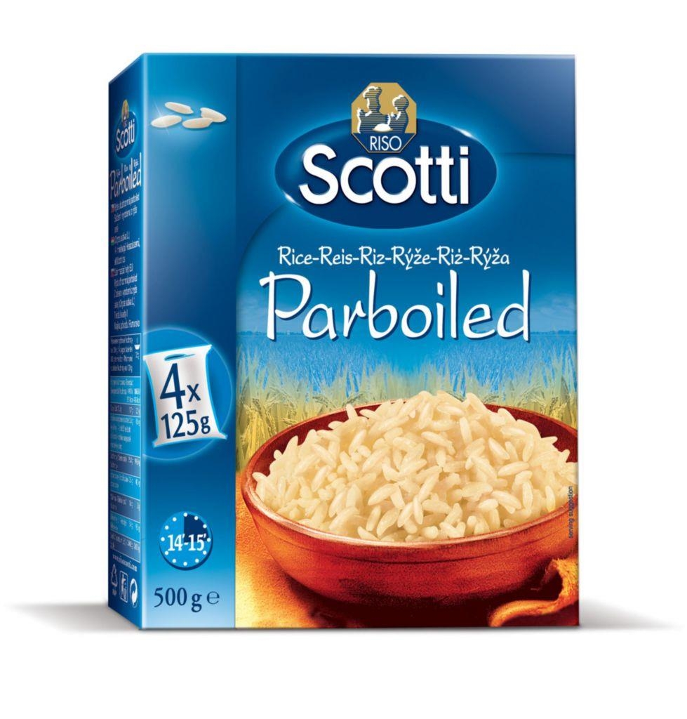 Trvanlivé potraviny - Riso Scotti Style Dlouhozrnná rýže parboiled ve varných sáčcích 4x125 g