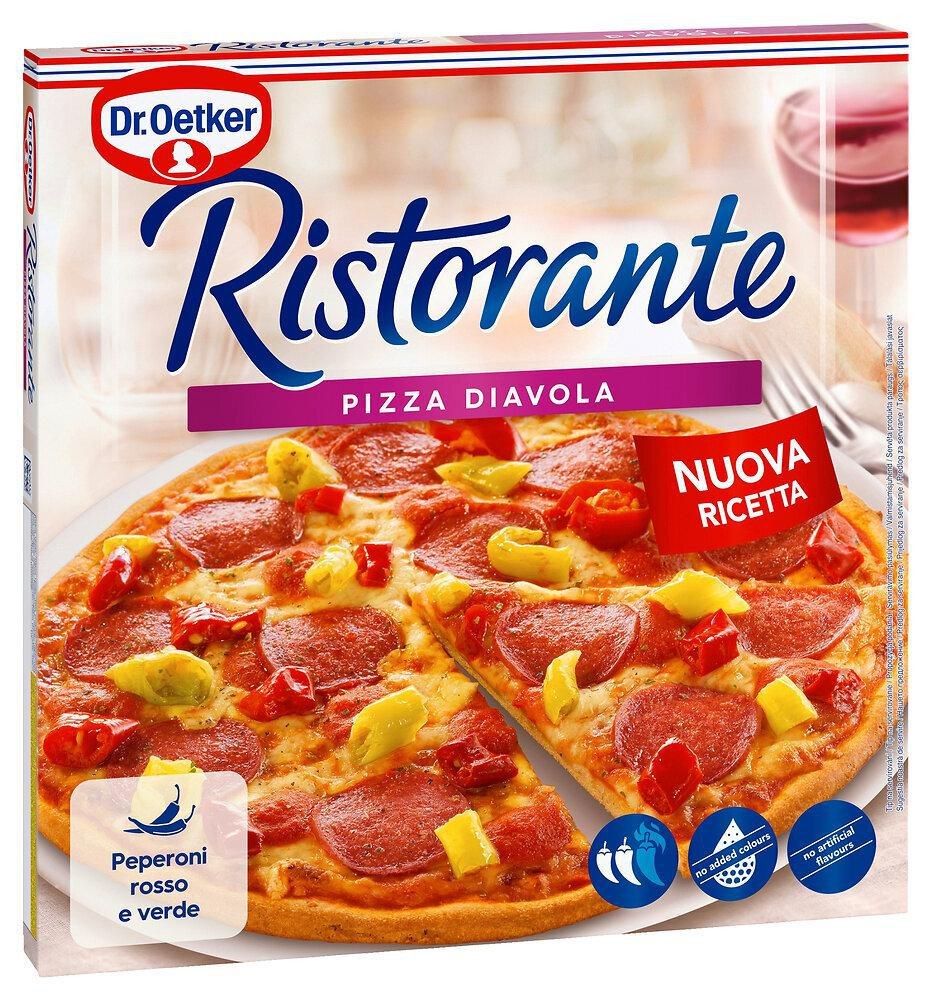Mražené potraviny - Ristorante Pizza Diavola mražená 350g