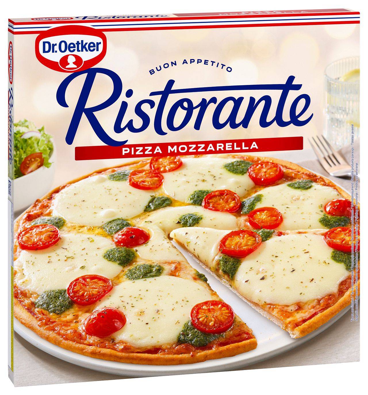 Ristorante Pizza Mozzarella mražená 355g-0