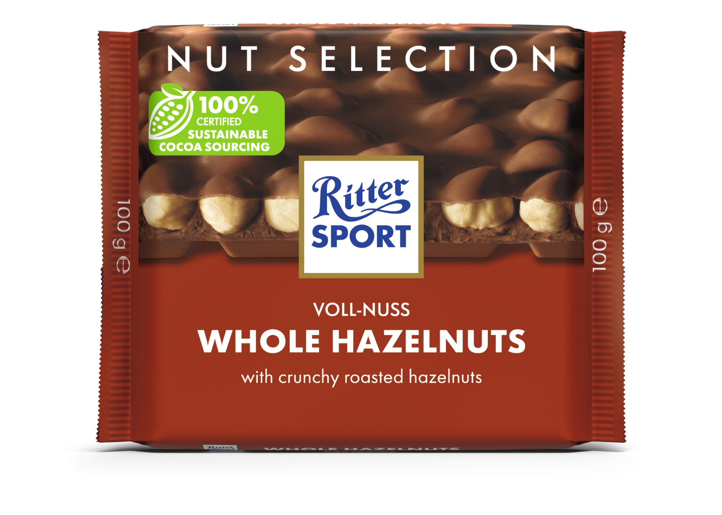 Trvanlivé potraviny - Ritter Sport Mléčná čokoláda celé ořechy 100g