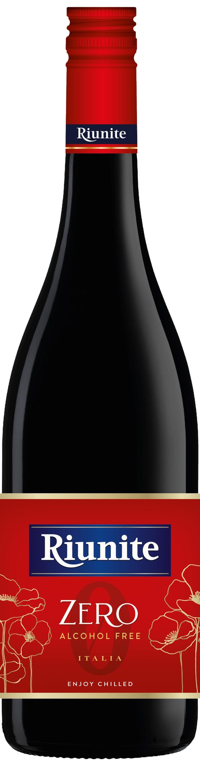 Nápoje - Riunite Carbonated Rosso Dealcoholized Wine Based 0,75l