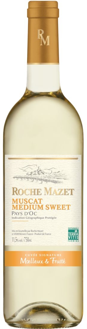 Nápoje - Roche Mazet Muscat Medium Sweet IGP 0,75 l