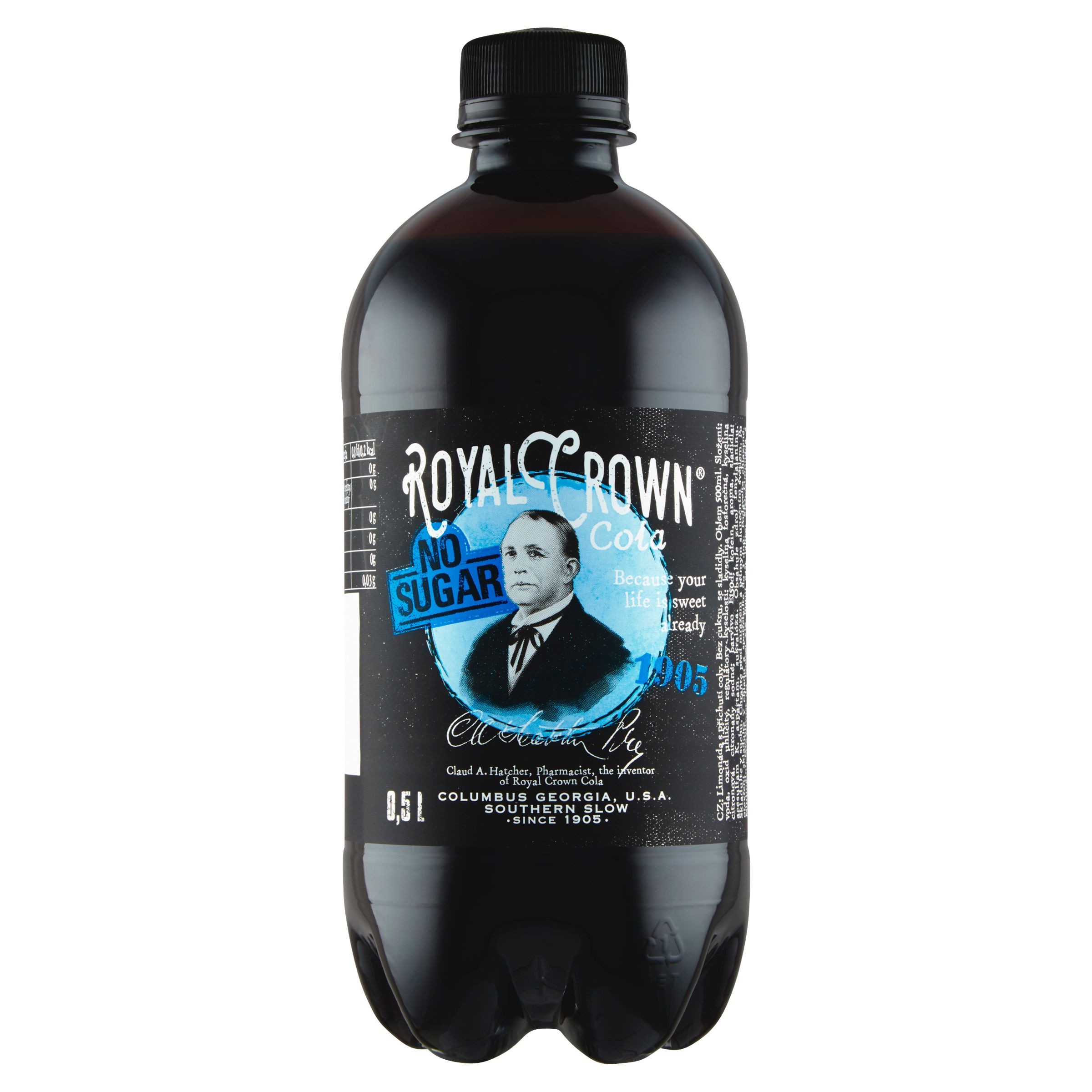 Nápoje - Royal Crown Cola bez cukru 0,5 l