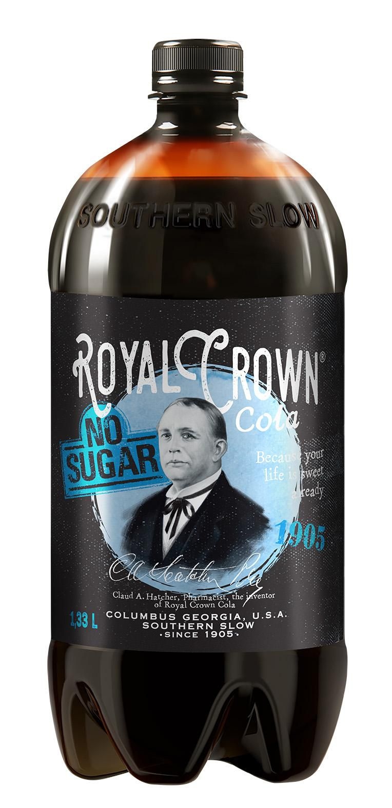 Nápoje - Royal Crown Cola bez cukru 1,33 l