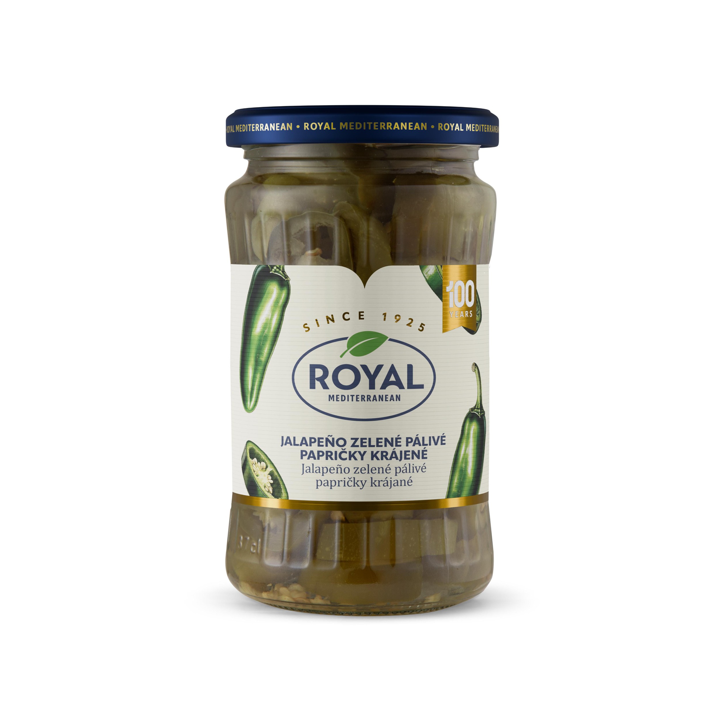 Trvanlivé potraviny - Royal Zelená jalapeňo paprika plátky 360g