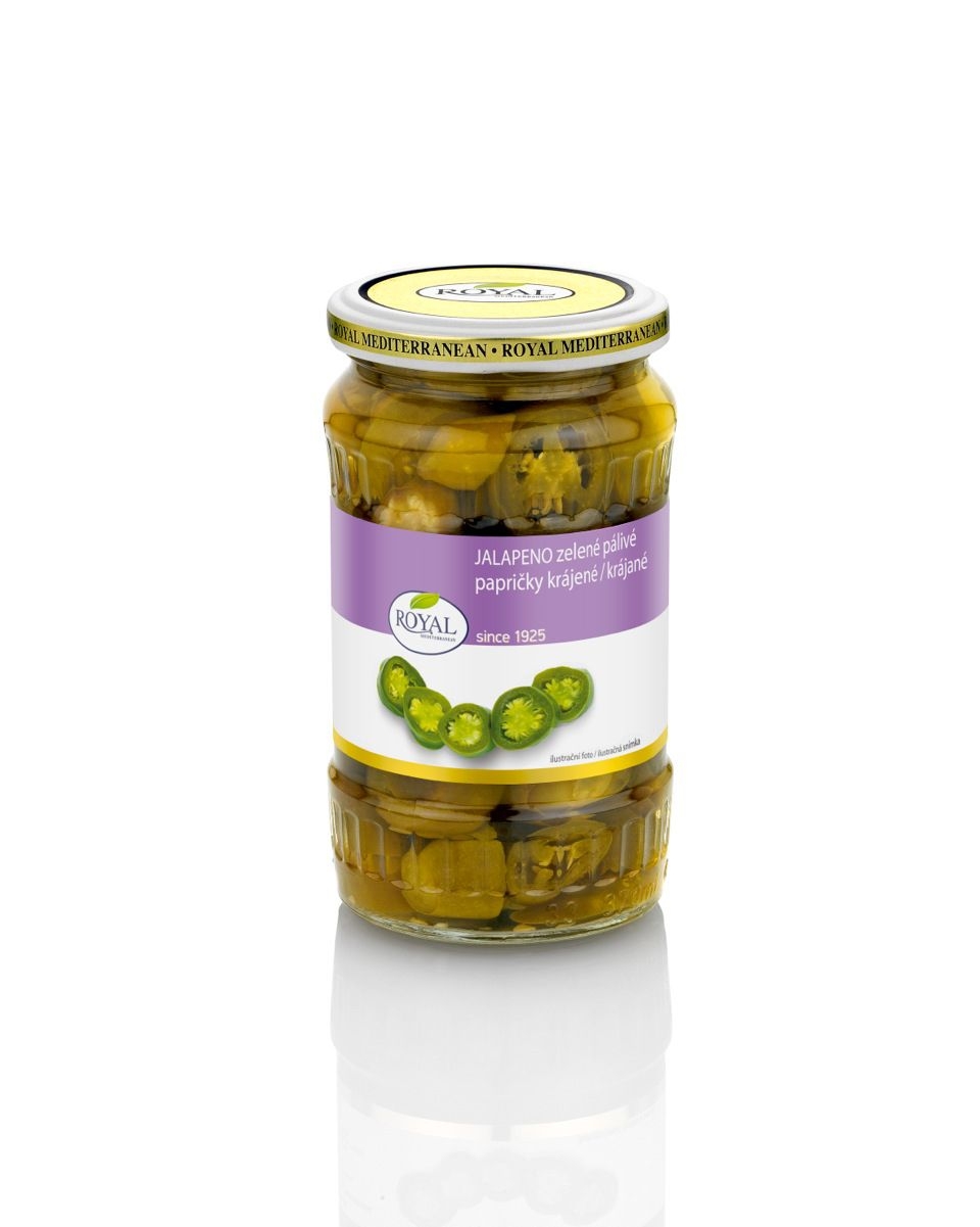 Royal Zelená jalapeňo paprika plátky 360g-0
