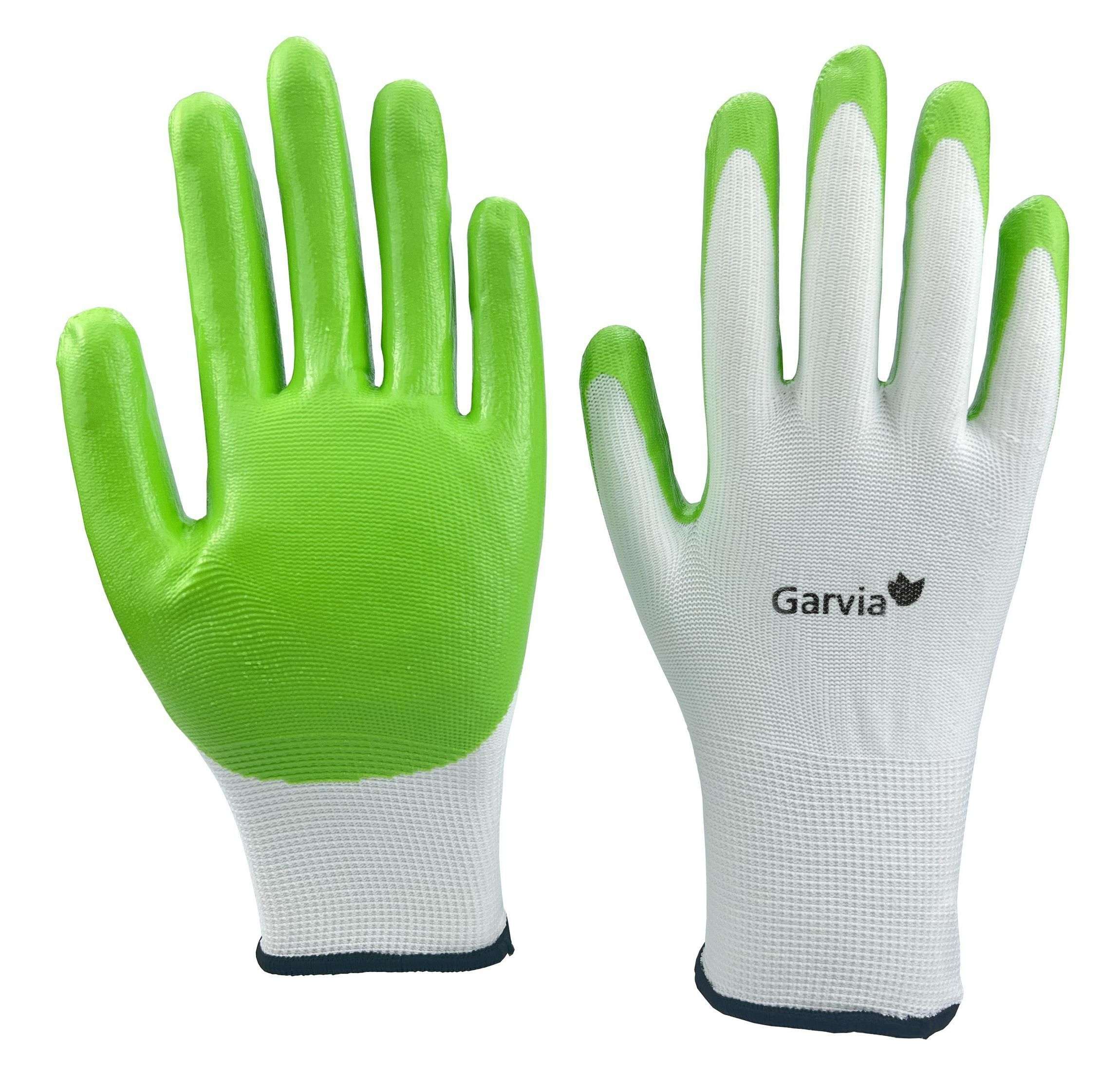 Domácnost a Zahrada - Rukavice zahradní vel. 8 NITRILE green