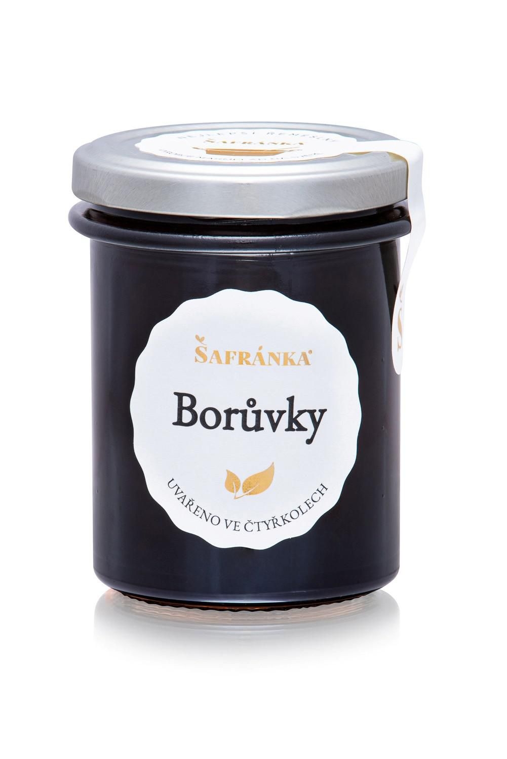 Trvanlivé potraviny - Šafránka Borůvky výběrový džem (extra) speciální 210 g
