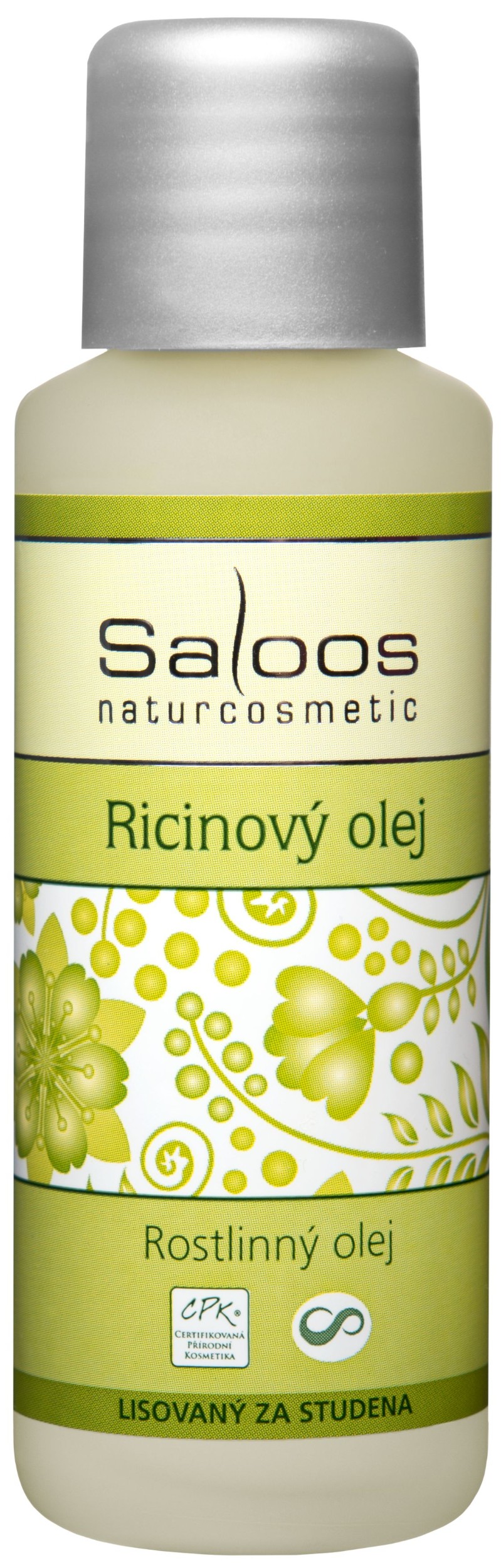 Drogerie a kosmetika - Saloos BIO Ricinový olej lisovaný za studena 50 ml