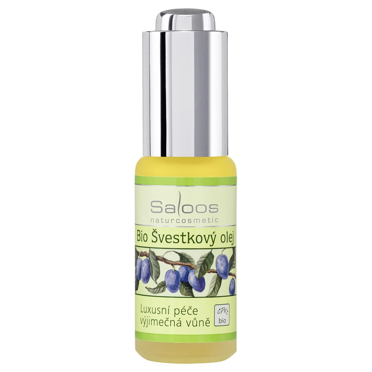 Drogerie a kosmetika - Saloos Bio švestkový olej 20 ml