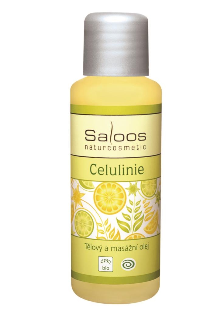 Drogerie a kosmetika - Saloos BIO Tělový a masážní olej celulinie 50 ml