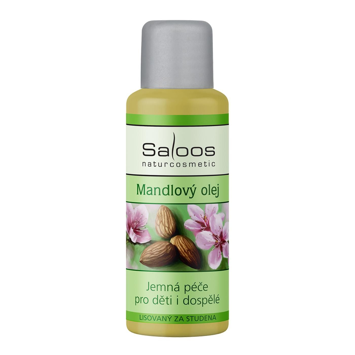 Svět dětí - Saloos Mandlový olej lisovaný za studena 50 ml