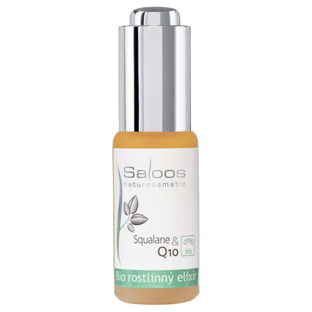 Drogerie a kosmetika - Saloos Squalane&Q10 BIO rostlinný elixír 20 ml