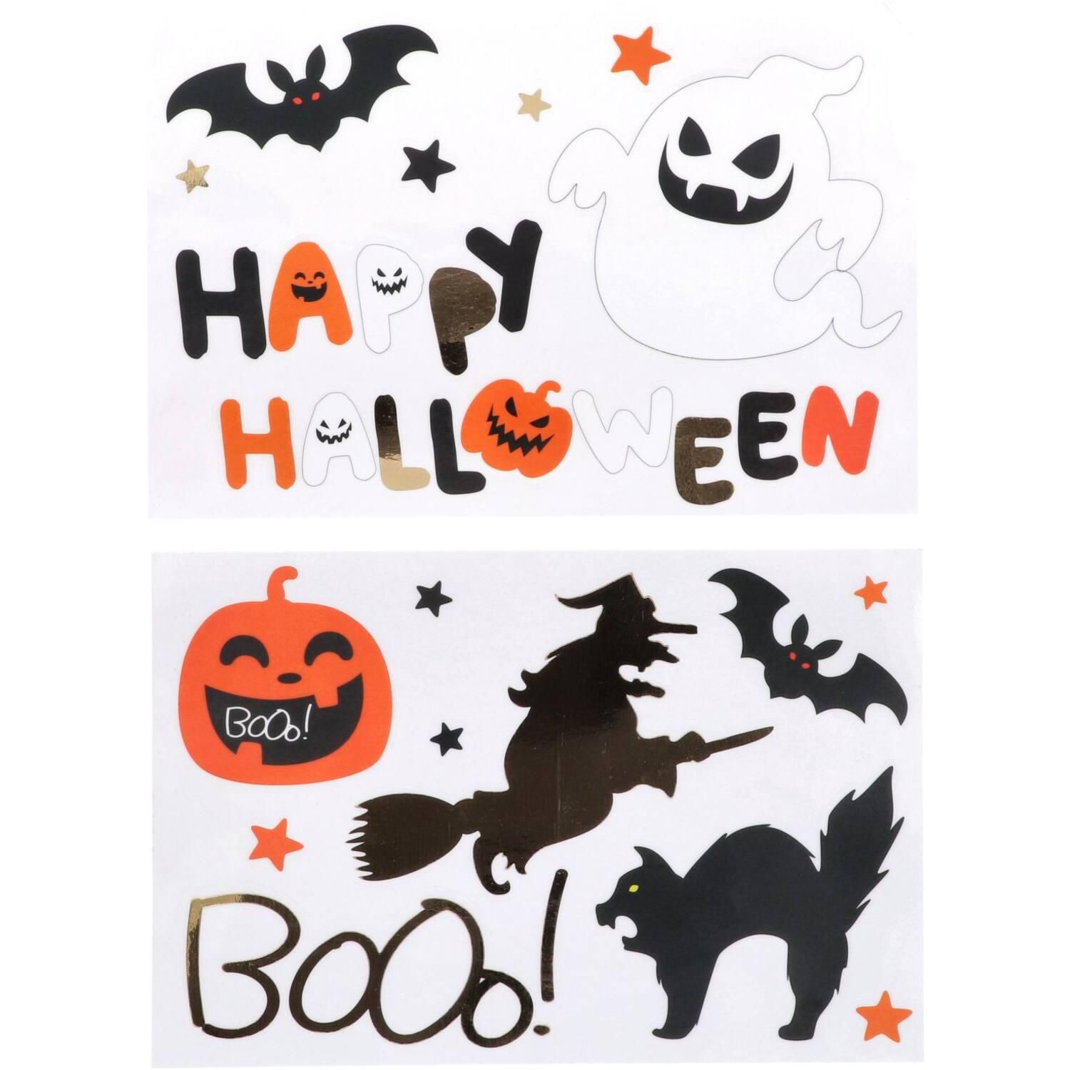 Domácnost a Zahrada - Samolepky Halloween, 18ks