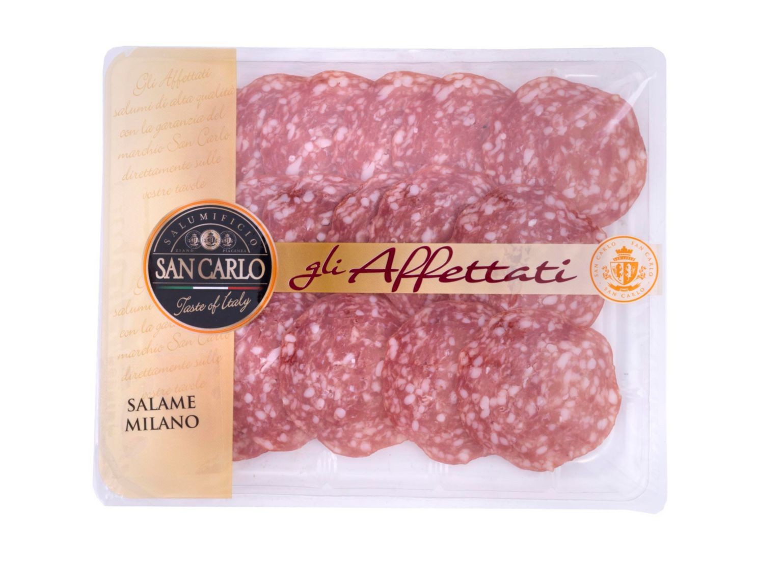 Trvanlivé potraviny - San Carlo Salám Milano 80 g