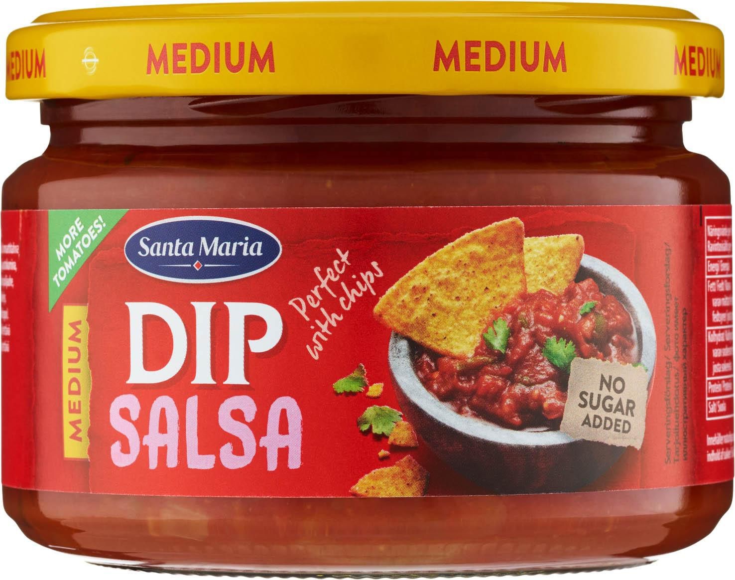 Trvanlivé potraviny - Santa Maria Dip Salsa Medium 250 g