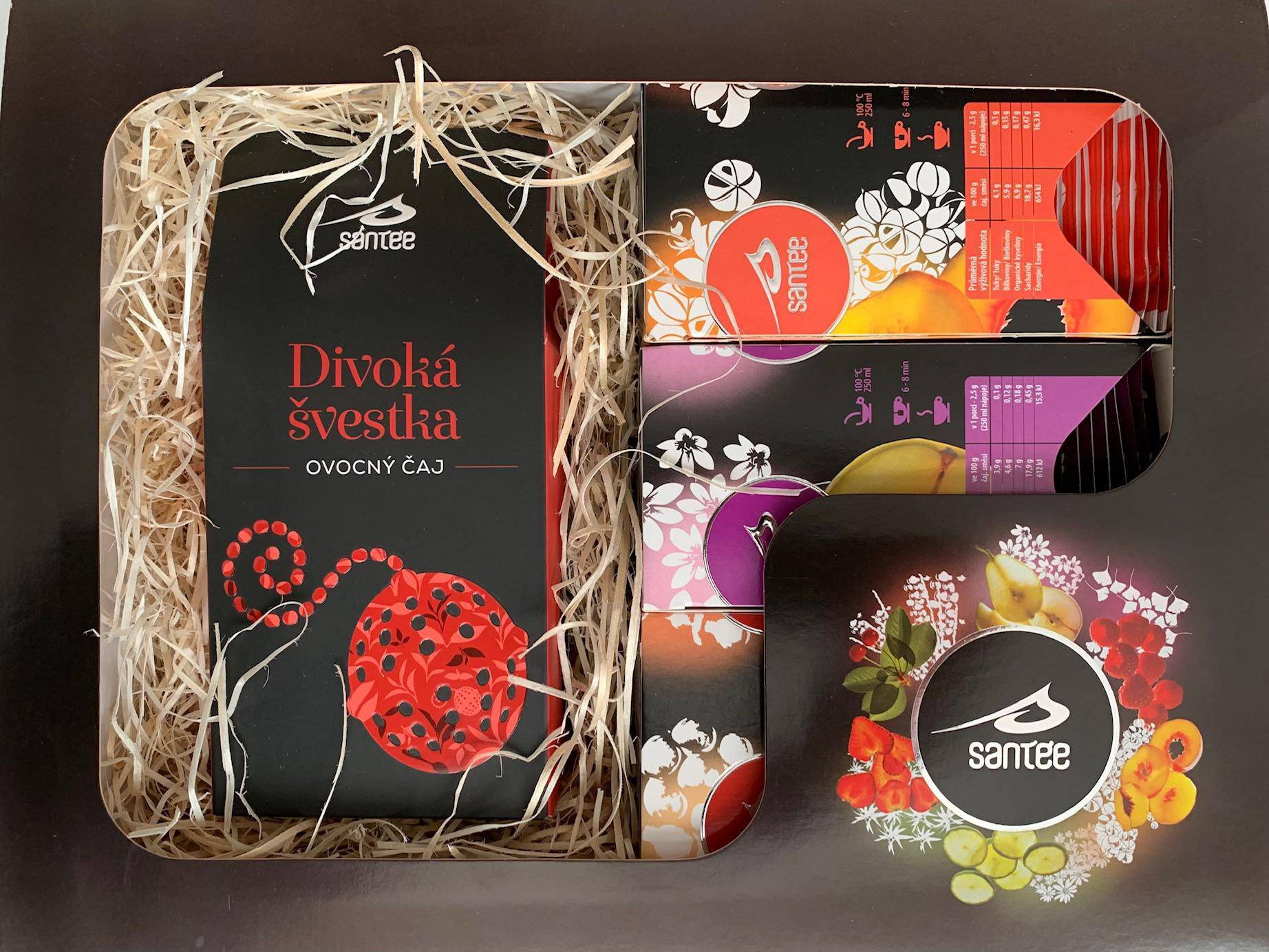 Santée dárková kolekce čajů + sypaný čaj 3x50g + 100g