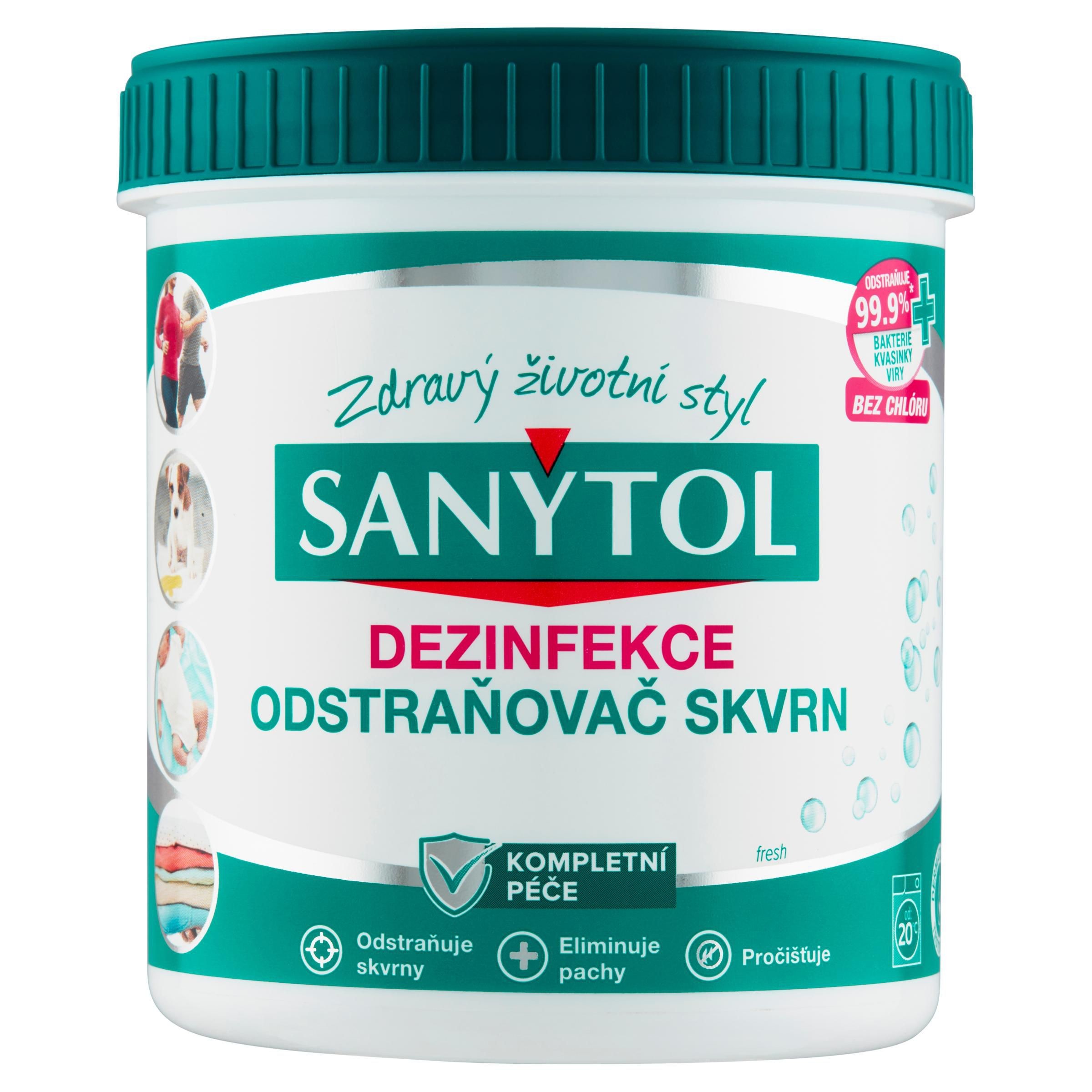 Drogerie a kosmetika - Sanytol Dezinfekce odstraňovač skvrn 450 g