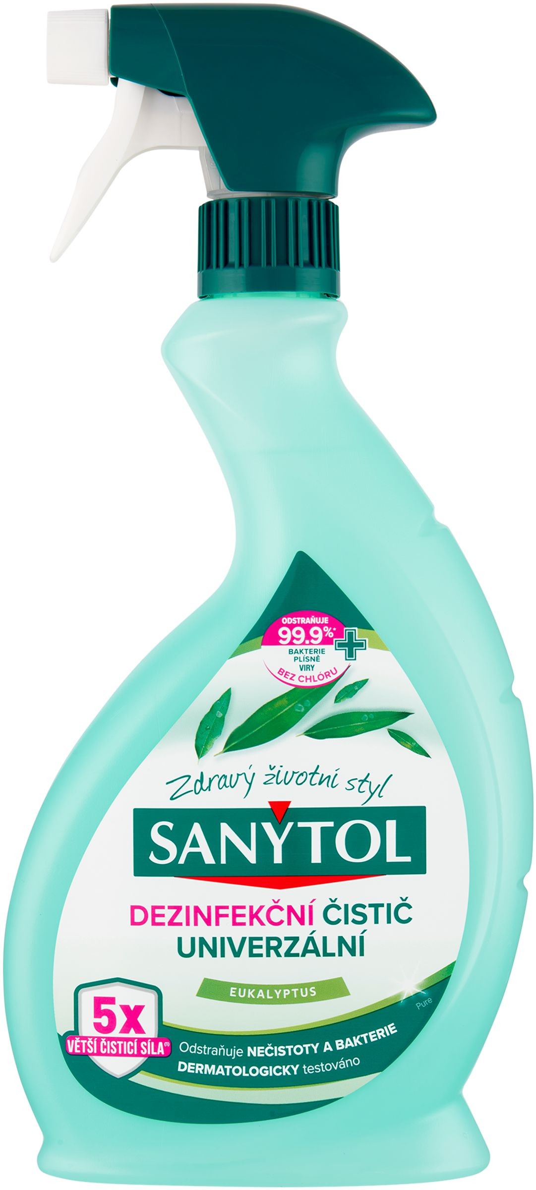 Drogerie a kosmetika - Sanytol Dezinfekce univerzální čistič vůně eukalyptu 500 ml