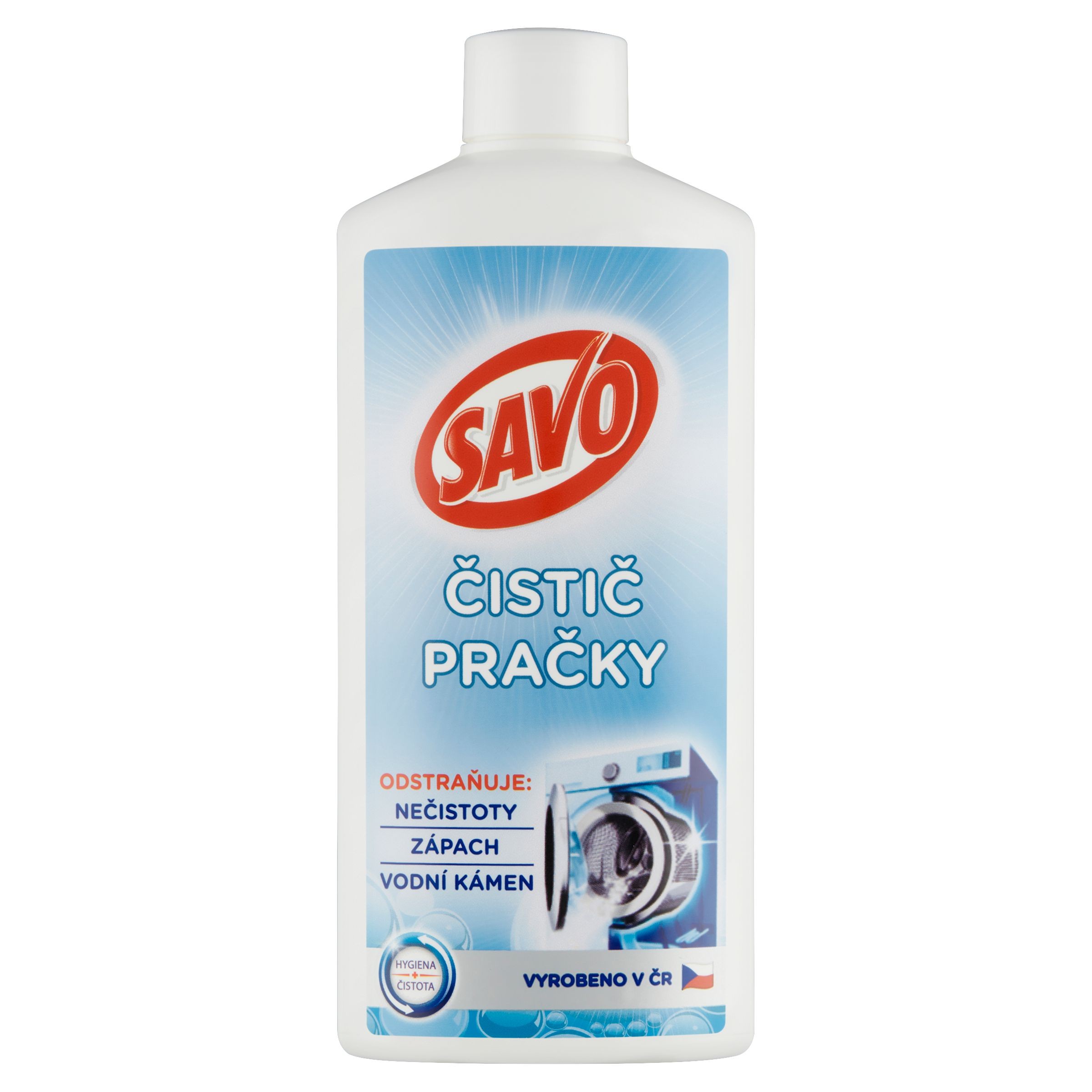 Drogerie a kosmetika - Savo Čistič pračky citrón 250ml