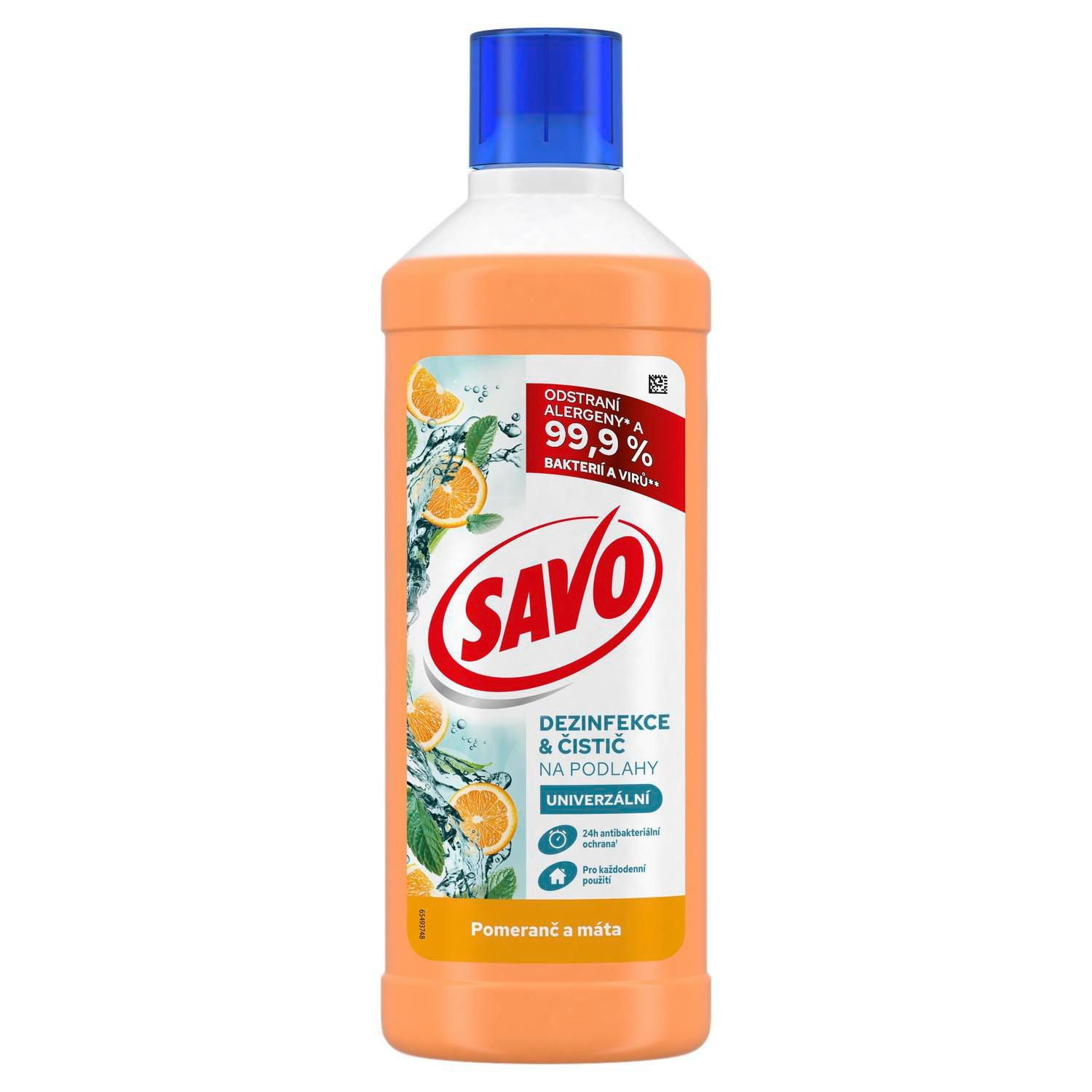 Savo Dezinfekce bez chloru na podlahy antibakteriální 1l-0