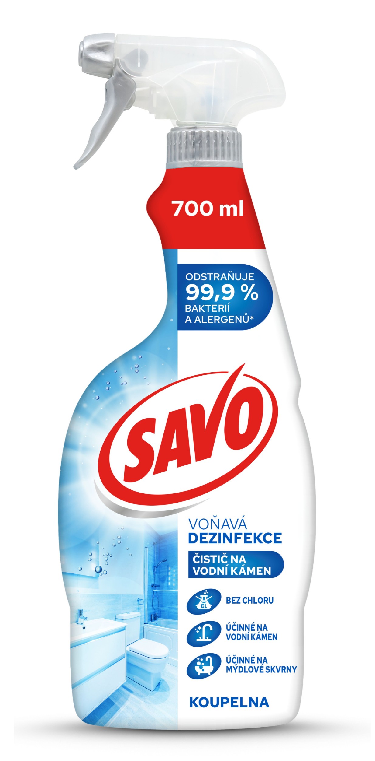 Drogerie a kosmetika - Savo Na vodní kámen bez chloru 700 ml