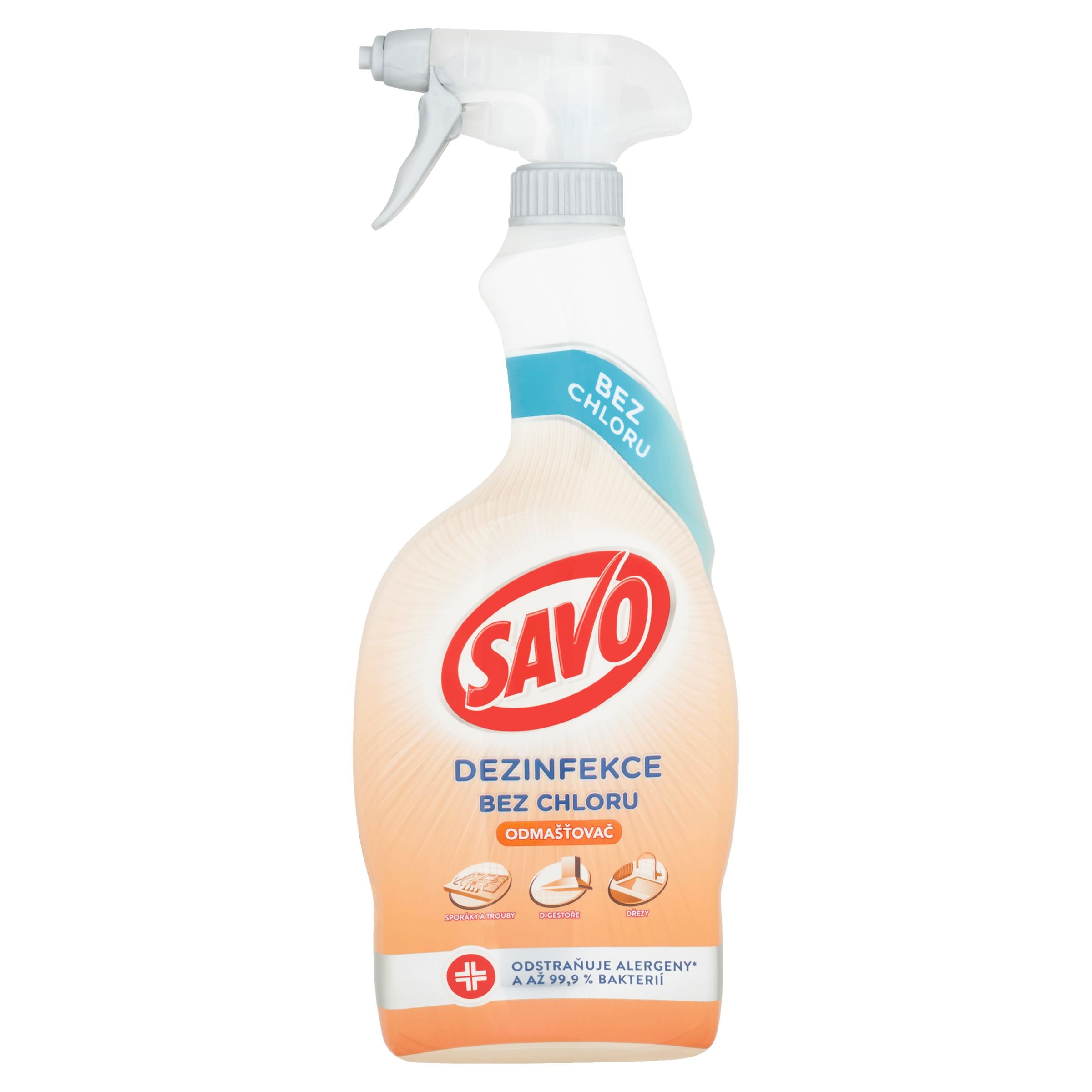Drogerie a kosmetika - Savo Odmašťovač bez chloru 700 ml