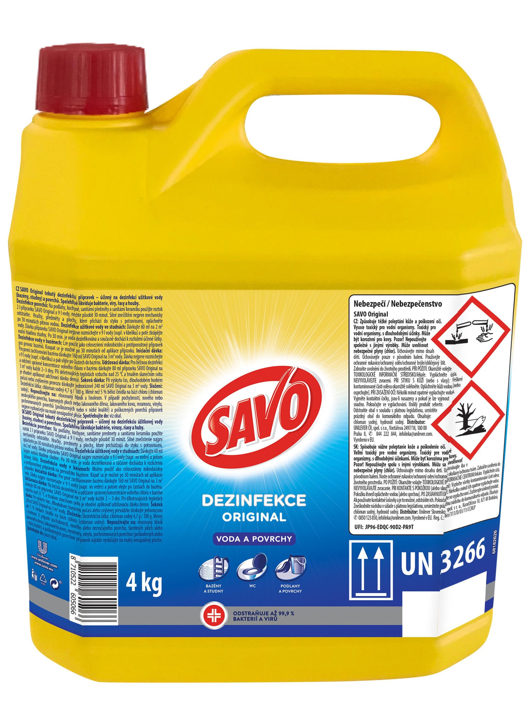Drogerie a kosmetika - Savo Original 4 kg