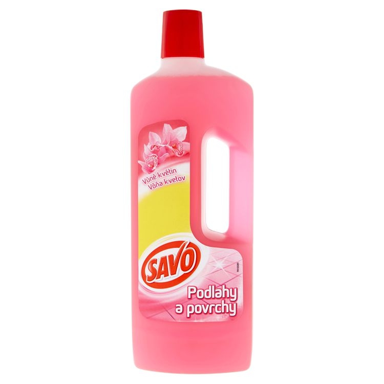 Drogerie a kosmetika - Savo Podlahy a povrchy vůně květin 750 ml