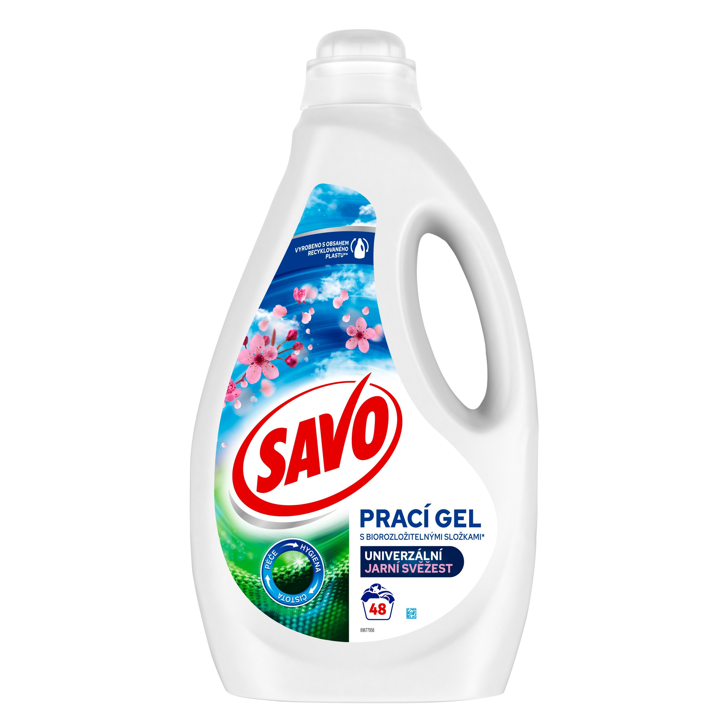 Drogerie a kosmetika - Savo prací gel univerzální Jarní Svěžest 48 praní