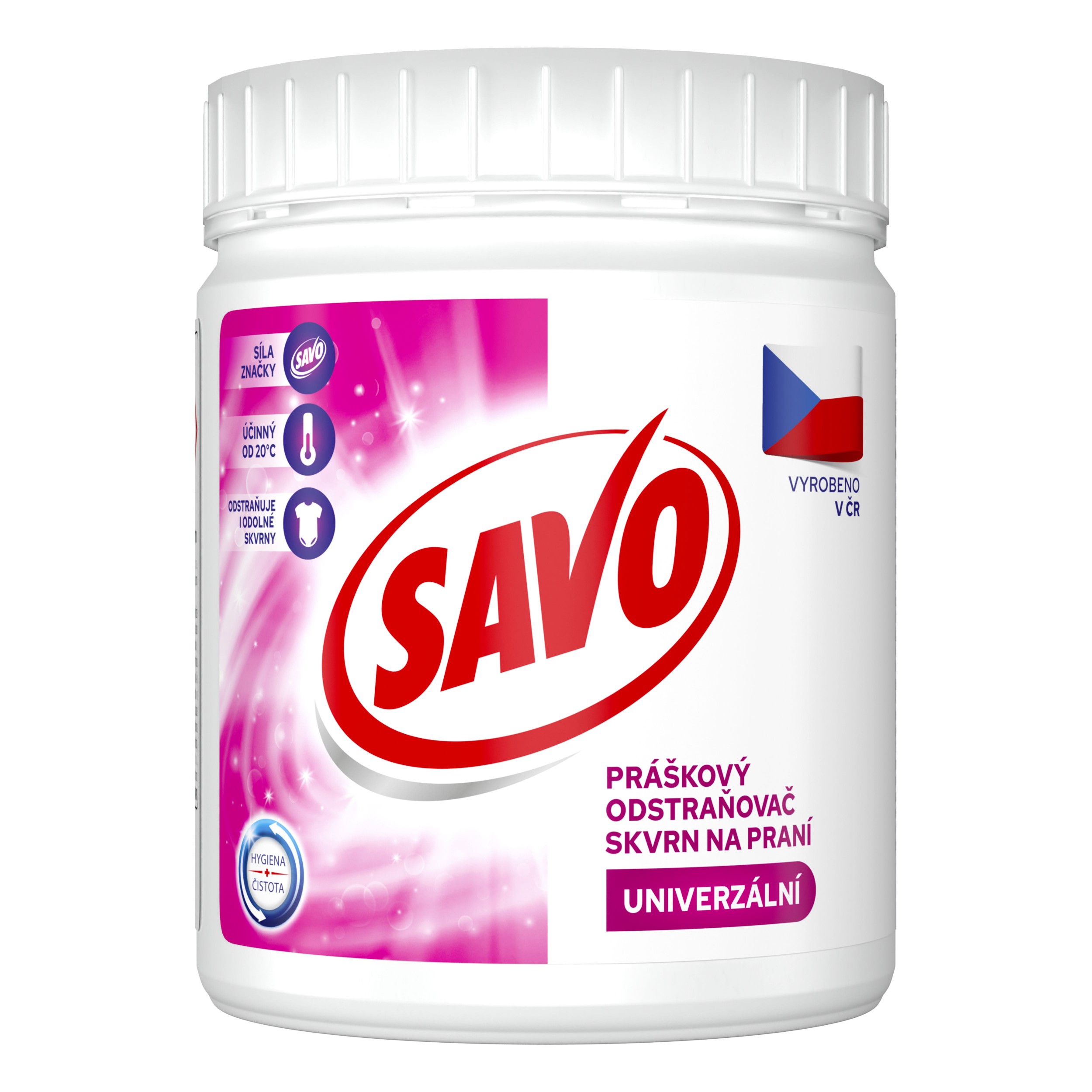 Drogerie a kosmetika - Savo Práškový odstraňovač skvrn Univerzální 450g